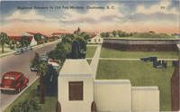 Highway Entrance to Old Fort Moultrie, Charleston, S.C.
