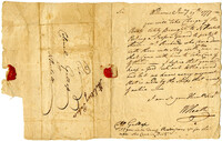 Letter from William Heath to Colonel Gallop [Gallup?]