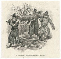 Jüdisches Leichenbegängnis in Galizien