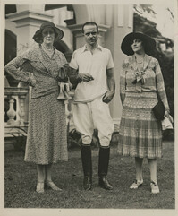 Mario Pansa, the Duchess of Sutherland, and Audrey Parr