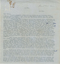 Letter from Gertrude Sanford Legendre, October 16, 1942