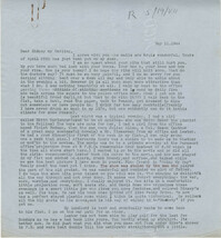 Letter from Gertrude Sanford Legendre, May 11, 1944