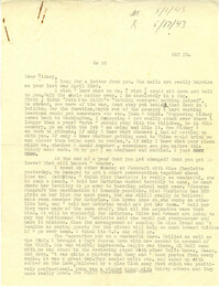 Letter from Gertrude Sanford Legendre, May 10, 1943