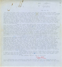 Letter from Gertrude Sanford Legendre, May 8, 1943