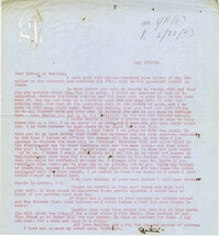 Letter from Gertrude Sanford Legendre, May 17, 1943