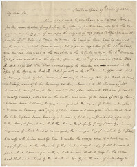 Letter to Thomas S. Grimke from William Drayton, January 27, 1834