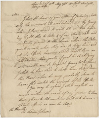 Letter to Sir William Johnson from Major General Augustine Prevost, May 8, 1771