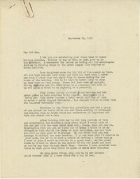 Letter from Sidney Jennings Legendre, September 14, 1947