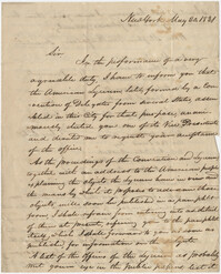 Letter to Thomas S. Grimke from Nathaniel Sargent, May 20, 1831