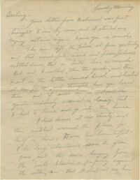 Letter from Sidney Jennings Legendre, May 13, 1934