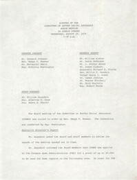 COBRA Minutes, August 29, 1979