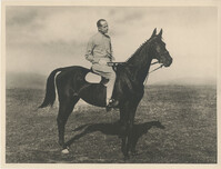 Mario Pansa astride a horse, Photograph 1