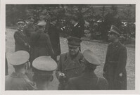 Mario Pansa greeting military personnel, Photograph 8