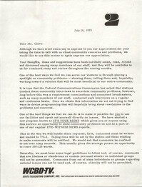 Letter from Carter C. Hardwick, Jr. to Septima P. Clark, July 15, 1975