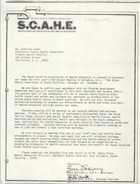 Letter from Zora Salisbury and Gayle Clark to Albertha Cooke, October 1978