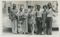 Photograph of Millicent E. Brown and Friends