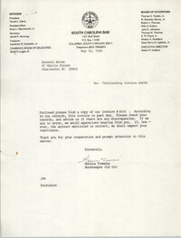 Letter from Monica Timmons to Russell Brown, May 16, 1983