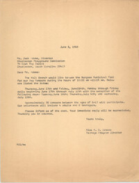 Letter from Marguerite D. Greene to Jack Adams, June 8, 1968