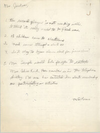 Letter from Marguerite D. Greene to Christine O. Jackson, 1967