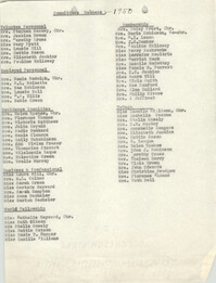 Y.W.C.A. Committee Members, 1950