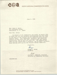 Letter from Harry R. Bryan and William J. Warlick to Anna D. Kelly, June 4, 1980