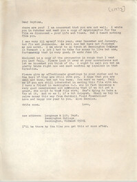 Letter from Josephine Rider to Septima P. Clark, 1973