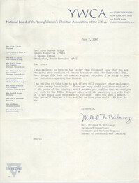 Letter from Mildred B. Holloway to Anna D. Kelly, June 7, 1966