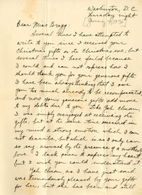 Letter from Fong Lee Wong to Laura M. Bragg, January 3, 1930