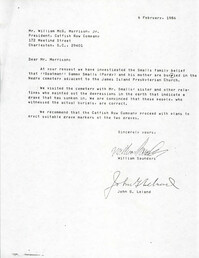 Letter from William Saunders and John G. Leland to William Morrison, Jr., February 6, 1986