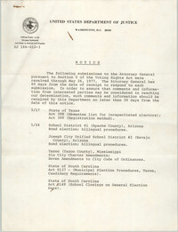 United States Department of Justice Notice, May 26, 1977