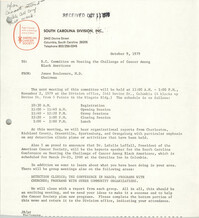 American Cancer Society, South Carolina Division, Inc., October 9, 1979