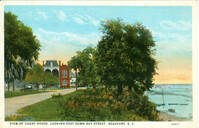 View Of Court House, Looking East Down Bay Street, Beaufort, South Carolina