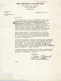 Letter from Oleta Garrett Fitzgerald, September 23, 1975
