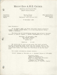 Letter from Albert T. Rollerson and Allen W. Parrott, September 8, 1980
