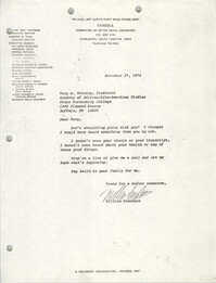 Letter from William Saunders to Mary A. Twining, November 27, 1978