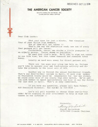 Letter from Sherry Martschink, October 22, 1979