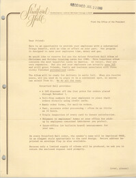 Letter from James A. Godbout, July 22, 1980