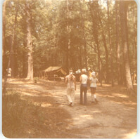 Photograph of Three People Walking