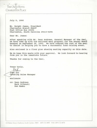 Letter from John Orr to Dwight C. James, July 9, 1990