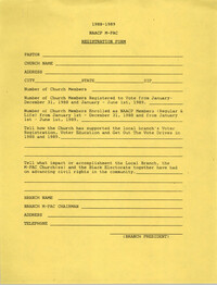 NAACP M-PAC Registration Form