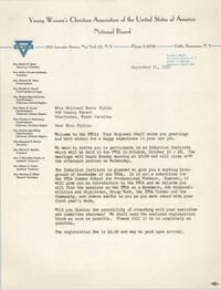 Letter from Mary Jane Willett to Melicent Marie Olphin, September 21, 1950