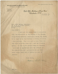 Letter from Walter B. Wilbur to Ada C. Baytop, December 21, 1920