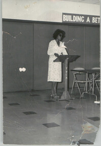 Photograph of a Woman Speaker