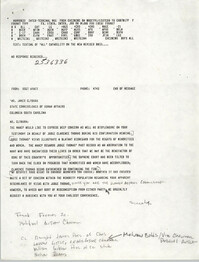 Draft, Letter from Frank Frazier, Jr. to James Clyburn
