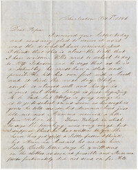 203.  Catherine Osborn Barnwell to William H. W. Barnwell -- October 1, 1846