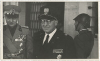 Officials observing a military ceremony, Photograph 4