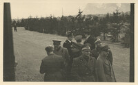 Mario Pansa greeting military personnel, Photograph 3