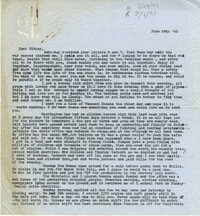 Letter from Gertrude Sanford Legendre, June 28, 1943