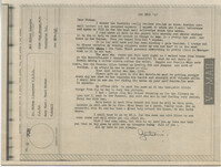 Letter from Gertrude Sanford Legendre, January 20, 1943
