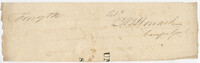 Thomas S. Grimke Autograph Collection, autograph of [Thacker] B. Howard, Comptroller General of Georgia, undated